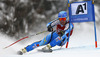 Hans Olsson of Sweden skiing in men super-g race of Audi FIS Alpine skiing World cup in Kitzbuehel, Austria. Men super-g race of Audi FIS Alpine skiing World cup 2013-2014 was held on Sunday, 26th of January 2014 on Streifalm course in Kitzbuehel, Austria.
