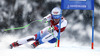 Eight placed Carlo Janka of Switzerland skiing in men super-g race of Audi FIS Alpine skiing World cup in Kitzbuehel, Austria. Men super-g race of Audi FIS Alpine skiing World cup 2013-2014 was held on Sunday, 26th of January 2014 on Streifalm course in Kitzbuehel, Austria.
