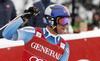 Third placed Aksel Lund Svindal of Norway reacts in finish of men super-g race of Audi FIS Alpine skiing World cup in Kitzbuehel, Austria. Men super-g race of Audi FIS Alpine skiing World cup 2013-2014 was held on Sunday, 26th of January 2014 on Streifalm course in Kitzbuehel, Austria.
