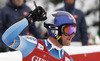 Third placed Aksel Lund Svindal of Norway reacts in finish of men super-g race of Audi FIS Alpine skiing World cup in Kitzbuehel, Austria. Men super-g race of Audi FIS Alpine skiing World cup 2013-2014 was held on Sunday, 26th of January 2014 on Streifalm course in Kitzbuehel, Austria.
