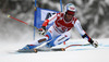 Winner Didier Defago of Switzerland skiing in men super-g race of Audi FIS Alpine skiing World cup in Kitzbuehel, Austria. Men super-g race of Audi FIS Alpine skiing World cup 2013-2014 was held on Sunday, 26th of January 2014 on Streifalm course in Kitzbuehel, Austria.
