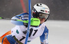Henrik Kristoffersen of Norway skiing in first run of The Night race, men slalom race of Audi FIS Alpine skiing World cup in Schladming, Austria. The Night race, men slalom race of Audi FIS Alpine skiing World cup 2013-2014 was held on Tuesday, 28th of January 2014 in Schladming, Austria.
