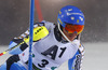 Andre Myhrer of Sweden skiing in first run of The Night race, men slalom race of Audi FIS Alpine skiing World cup in Schladming, Austria. The Night race, men slalom race of Audi FIS Alpine skiing World cup 2013-2014 was held on Tuesday, 28th of January 2014 in Schladming, Austria.

