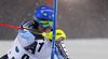 Markus Larsson of Sweden skiing in first run of The Night race, men slalom race of Audi FIS Alpine skiing World cup in Schladming, Austria. The Night race, men slalom race of Audi FIS Alpine skiing World cup 2013-2014 was held on Tuesday, 28th of January 2014 in Schladming, Austria.
