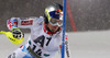 Alexis Pinturault of France skiing in first run of The Night race, men slalom race of Audi FIS Alpine skiing World cup in Schladming, Austria. The Night race, men slalom race of Audi FIS Alpine skiing World cup 2013-2014 was held on Tuesday, 28th of January 2014 in Schladming, Austria.
