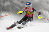 Mikaela Shiffrin  of USA skiing in first run of 50th Golden Fox trophy women slalom race of Audi FIS Alpine skiing World cup in Kranjska Gora, Slovenia. 50th Golden Fox trophy women slalom race of Audi FIS Alpine skiing World cup 2013-2014 was held on Sunday, 2nd of February 2014 in Kranjska Gora, Slovenia

