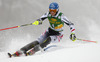 Marlies Schild  of Austria skiing in first run of 50th Golden Fox trophy women slalom race of Audi FIS Alpine skiing World cup in Kranjska Gora, Slovenia. 50th Golden Fox trophy women slalom race of Audi FIS Alpine skiing World cup 2013-2014 was held on Sunday, 2nd of February 2014 in Kranjska Gora, Slovenia
