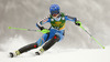 Anna Swenn-Larsson  of Sweden skiing in first run of 50th Golden Fox trophy women slalom race of Audi FIS Alpine skiing World cup in Kranjska Gora, Slovenia. 50th Golden Fox trophy women slalom race of Audi FIS Alpine skiing World cup 2013-2014 was held on Sunday, 2nd of February 2014 in Kranjska Gora, Slovenia
