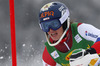 Michelle Gisin  of Switzerland skiing in first run of 50th Golden Fox trophy women slalom race of Audi FIS Alpine skiing World cup in Kranjska Gora, Slovenia. 50th Golden Fox trophy women slalom race of Audi FIS Alpine skiing World cup 2013-2014 was held on Sunday, 2nd of February 2014 in Kranjska Gora, Slovenia
