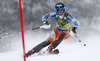 Mona Loeseth  of Norway skiing in first run of 50th Golden Fox trophy women slalom race of Audi FIS Alpine skiing World cup in Kranjska Gora, Slovenia. 50th Golden Fox trophy women slalom race of Audi FIS Alpine skiing World cup 2013-2014 was held on Sunday, 2nd of February 2014 in Kranjska Gora, Slovenia
