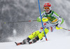 Susanne Riesch  of Germany skiing in first run of 50th Golden Fox trophy women slalom race of Audi FIS Alpine skiing World cup in Kranjska Gora, Slovenia. 50th Golden Fox trophy women slalom race of Audi FIS Alpine skiing World cup 2013-2014 was held on Sunday, 2nd of February 2014 in Kranjska Gora, Slovenia
