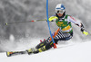 Merle Soppela  of Finland skiing in first run of 50th Golden Fox trophy women slalom race of Audi FIS Alpine skiing World cup in Kranjska Gora, Slovenia. 50th Golden Fox trophy women slalom race of Audi FIS Alpine skiing World cup 2013-2014 was held on Sunday, 2nd of February 2014 in Kranjska Gora, Slovenia
