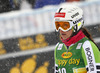 15th placed Christina Geiger  of Germany reacts in finish of the second run of 50th Golden Fox trophy women slalom race of Audi FIS Alpine skiing World cup in Kranjska Gora, Slovenia. 50th Golden Fox trophy women slalom race of Audi FIS Alpine skiing World cup 2013-2014 was held on Sunday, 2nd of February 2014 in Kranjska Gora, Slovenia
