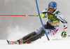 Marlies Schild  of Austria skiing in first run of 50th Golden Fox trophy women slalom race of Audi FIS Alpine skiing World cup in Kranjska Gora, Slovenia. 50th Golden Fox trophy women slalom race of Audi FIS Alpine skiing World cup 2013-2014 was held on Sunday, 2nd of February 2014 in Kranjska Gora, Slovenia

