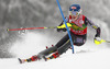 Mikaela Shiffrin  of USA skiing in first run of 50th Golden Fox trophy women slalom race of Audi FIS Alpine skiing World cup in Kranjska Gora, Slovenia. 50th Golden Fox trophy women slalom race of Audi FIS Alpine skiing World cup 2013-2014 was held on Sunday, 2nd of February 2014 in Kranjska Gora, Slovenia
