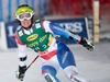 Nadja Vogel of Switzerland during Parallelslalom, Team Event of FIS Ski Alpine World Cup at the Patscherkofel, Innsbruck, Austria on 2014/02/25.
