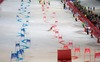 Feature during Parallelslalom, Team Event of FIS Ski Alpine World Cup at the Patscherkofel, Innsbruck, Austria on 2014/02/25.
