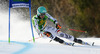 Felix Neureuther of Germany skiing in first run of men giant slalom race of Audi FIS Alpine skiing World cup in Kranjska Gora, Slovenia. 53rd Vitranc cup men giant slalom race of Audi FIS Alpine skiing World cup 2013-2014 was held on Saturday, 8th of March 2014 in Kranjska Gora, Slovenia
