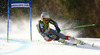 Ted Ligety of USA skiing in first run of men giant slalom race of Audi FIS Alpine skiing World cup in Kranjska Gora, Slovenia. 53rd Vitranc cup men giant slalom race of Audi FIS Alpine skiing World cup 2013-2014 was held on Saturday, 8th of March 2014 in Kranjska Gora, Slovenia
