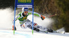 Fritz Dopfer of Germany skiing in first run of men giant slalom race of Audi FIS Alpine skiing World cup in Kranjska Gora, Slovenia. 53rd Vitranc cup men giant slalom race of Audi FIS Alpine skiing World cup 2013-2014 was held on Saturday, 8th of March 2014 in Kranjska Gora, Slovenia
