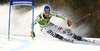 Fritz Dopfer of Germany skiing in first run of men giant slalom race of Audi FIS Alpine skiing World cup in Kranjska Gora, Slovenia. 53rd Vitranc cup men giant slalom race of Audi FIS Alpine skiing World cup 2013-2014 was held on Saturday, 8th of March 2014 in Kranjska Gora, Slovenia
