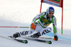 Fritz Dopfer of Germany skiing in first run of men giant slalom race of Audi FIS Alpine skiing World cup in Kranjska Gora, Slovenia. 53rd Vitranc cup men giant slalom race of Audi FIS Alpine skiing World cup 2013-2014 was held on Saturday, 8th of March 2014 in Kranjska Gora, Slovenia
