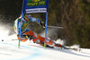 Leif Kristian Haugen of Norway skiing in first run of men giant slalom race of Audi FIS Alpine skiing World cup in Kranjska Gora, Slovenia. 53rd Vitranc cup men giant slalom race of Audi FIS Alpine skiing World cup 2013-2014 was held on Saturday, 8th of March 2014 in Kranjska Gora, Slovenia
