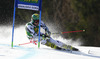 Philipp Schoerghofer of Austria skiing in first run of men giant slalom race of Audi FIS Alpine skiing World cup in Kranjska Gora, Slovenia. 53rd Vitranc cup men giant slalom race of Audi FIS Alpine skiing World cup 2013-2014 was held on Saturday, 8th of March 2014 in Kranjska Gora, Slovenia
