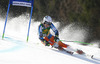 Henrik Kristoffersen of Norway skiing in first run of men giant slalom race of Audi FIS Alpine skiing World cup in Kranjska Gora, Slovenia. 53rd Vitranc cup men giant slalom race of Audi FIS Alpine skiing World cup 2013-2014 was held on Saturday, 8th of March 2014 in Kranjska Gora, Slovenia
