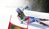 Carlo Janka of Switzerland crashing in first run of men giant slalom race of Audi FIS Alpine skiing World cup in Kranjska Gora, Slovenia. 53rd Vitranc cup men giant slalom race of Audi FIS Alpine skiing World cup 2013-2014 was held on Saturday, 8th of March 2014 in Kranjska Gora, Slovenia
