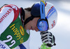 Carlo Janka of Switzerland after DNF in first run of men giant slalom race of Audi FIS Alpine skiing World cup in Kranjska Gora, Slovenia. 53rd Vitranc cup men giant slalom race of Audi FIS Alpine skiing World cup 2013-2014 was held on Saturday, 8th of March 2014 in Kranjska Gora, Slovenia
