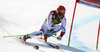 Thomas Tumler of Switzerland skiing in first run of men giant slalom race of Audi FIS Alpine skiing World cup in Kranjska Gora, Slovenia. 53rd Vitranc cup men giant slalom race of Audi FIS Alpine skiing World cup 2013-2014 was held on Saturday, 8th of March 2014 in Kranjska Gora, Slovenia
