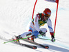 Thomas Tumler of Switzerland skiing in first run of men giant slalom race of Audi FIS Alpine skiing World cup in Kranjska Gora, Slovenia. 53rd Vitranc cup men giant slalom race of Audi FIS Alpine skiing World cup 2013-2014 was held on Saturday, 8th of March 2014 in Kranjska Gora, Slovenia
