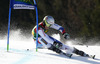 Elia Zurbriggen of Switzerland skiing in first run of men giant slalom race of Audi FIS Alpine skiing World cup in Kranjska Gora, Slovenia. 53rd Vitranc cup men giant slalom race of Audi FIS Alpine skiing World cup 2013-2014 was held on Saturday, 8th of March 2014 in Kranjska Gora, Slovenia
