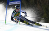 Samu Torsti of Finland skiing in first run of men giant slalom race of Audi FIS Alpine skiing World cup in Kranjska Gora, Slovenia. 53rd Vitranc cup men giant slalom race of Audi FIS Alpine skiing World cup 2013-2014 was held on Saturday, 8th of March 2014 in Kranjska Gora, Slovenia
