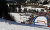 Fourth placed Marcel Hirscher of Austria skiing in second run of men giant slalom race of Audi FIS Alpine skiing World cup in Kranjska Gora, Slovenia. 53rd Vitranc cup men giant slalom race of Audi FIS Alpine skiing World cup 2013-2014 was held on Saturday, 8th of March 2014 in Kranjska Gora, Slovenia
