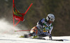 Marcus Sandell of Finland skiing in first run of men giant slalom race of Audi FIS Alpine skiing World cup in Kranjska Gora, Slovenia. 53rd Vitranc cup men giant slalom race of Audi FIS Alpine skiing World cup 2013-2014 was held on Saturday, 8th of March 2014 in Kranjska Gora, Slovenia
