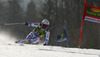 Thomas Frey of France skiing in first run of men giant slalom race of Audi FIS Alpine skiing World cup in Kranjska Gora, Slovenia. 53rd Vitranc cup men giant slalom race of Audi FIS Alpine skiing World cup 2013-2014 was held on Saturday, 8th of March 2014 in Kranjska Gora, Slovenia

