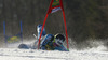 Rasmus Windingstad of Norway skiing in first run of men giant slalom race of Audi FIS Alpine skiing World cup in Kranjska Gora, Slovenia. 53rd Vitranc cup men giant slalom race of Audi FIS Alpine skiing World cup 2013-2014 was held on Saturday, 8th of March 2014 in Kranjska Gora, Slovenia
