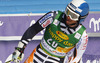 Marcus Sandell of Finland reacts in finish of the second run of men giant slalom race of Audi FIS Alpine skiing World cup in Kranjska Gora, Slovenia. 53rd Vitranc cup men giant slalom race of Audi FIS Alpine skiing World cup 2013-2014 was held on Saturday, 8th of March 2014 in Kranjska Gora, Slovenia
