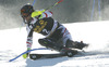 Mario Matt of Austria skiing in first run of men slalom race of Audi FIS Alpine skiing World cup in Kranjska Gora, Slovenia. The 53rd Vitranc cup men slalom race of Audi FIS Alpine skiing World cup 2013-2014 was held on Sunday, 9th of March 2014 on Podkoren course in Kranjska Gora, Slovenia
