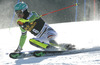 Felix Neureuther of Germany skiing in first run of men slalom race of Audi FIS Alpine skiing World cup in Kranjska Gora, Slovenia. The 53rd Vitranc cup men slalom race of Audi FIS Alpine skiing World cup 2013-2014 was held on Sunday, 9th of March 2014 on Podkoren course in Kranjska Gora, Slovenia
