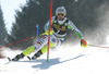 Fritz Dopfer of Germany skiing in first run of men slalom race of Audi FIS Alpine skiing World cup in Kranjska Gora, Slovenia. The 53rd Vitranc cup men slalom race of Audi FIS Alpine skiing World cup 2013-2014 was held on Sunday, 9th of March 2014 on Podkoren course in Kranjska Gora, Slovenia
