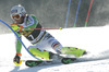 Fritz Dopfer of Germany skiing in first run of men slalom race of Audi FIS Alpine skiing World cup in Kranjska Gora, Slovenia. The 53rd Vitranc cup men slalom race of Audi FIS Alpine skiing World cup 2013-2014 was held on Sunday, 9th of March 2014 on Podkoren course in Kranjska Gora, Slovenia
