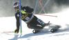 Manfred Moelgg of Italy skiing in first run of men slalom race of Audi FIS Alpine skiing World cup in Kranjska Gora, Slovenia. The 53rd Vitranc cup men slalom race of Audi FIS Alpine skiing World cup 2013-2014 was held on Sunday, 9th of March 2014 on Podkoren course in Kranjska Gora, Slovenia
