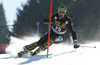 Giuliano Razzoli of Italy skiing in first run of men slalom race of Audi FIS Alpine skiing World cup in Kranjska Gora, Slovenia. The 53rd Vitranc cup men slalom race of Audi FIS Alpine skiing World cup 2013-2014 was held on Sunday, 9th of March 2014 on Podkoren course in Kranjska Gora, Slovenia
