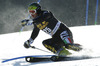 Giuliano Razzoli of Italy skiing in first run of men slalom race of Audi FIS Alpine skiing World cup in Kranjska Gora, Slovenia. The 53rd Vitranc cup men slalom race of Audi FIS Alpine skiing World cup 2013-2014 was held on Sunday, 9th of March 2014 on Podkoren course in Kranjska Gora, Slovenia
