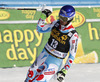 Jean Baptiste Grange of France reacts in the finish of the second run of men slalom race of Audi FIS Alpine skiing World cup in Kranjska Gora, Slovenia. The 53rd Vitranc cup men slalom race of Audi FIS Alpine skiing World cup 2013-2014 was held on Sunday, 9th of March 2014 on Podkoren course in Kranjska Gora, Slovenia
