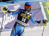 Markus Larsson of Sweden reacts in the finish of the second run of men slalom race of Audi FIS Alpine skiing World cup in Kranjska Gora, Slovenia. The 53rd Vitranc cup men slalom race of Audi FIS Alpine skiing World cup 2013-2014 was held on Sunday, 9th of March 2014 on Podkoren course in Kranjska Gora, Slovenia
