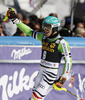 Felix Neureuther of Germany reacts in the finish of the second run of men slalom race of Audi FIS Alpine skiing World cup in Kranjska Gora, Slovenia. The 53rd Vitranc cup men slalom race of Audi FIS Alpine skiing World cup 2013-2014 was held on Sunday, 9th of March 2014 on Podkoren course in Kranjska Gora, Slovenia
